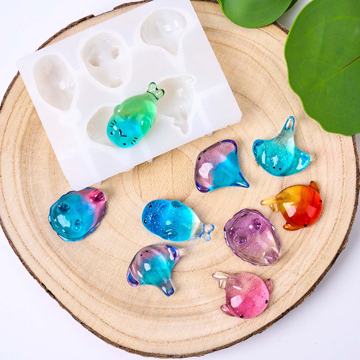3D Healing Kawaii Manta Ray Wh - Silicone Mold Ocean ulasan dan harga