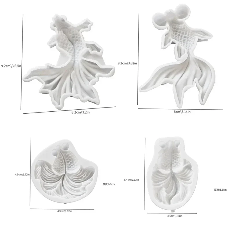 2026 Koi Fish Silicone Resin M - Silicone Mold Ocean ulasan dan harga