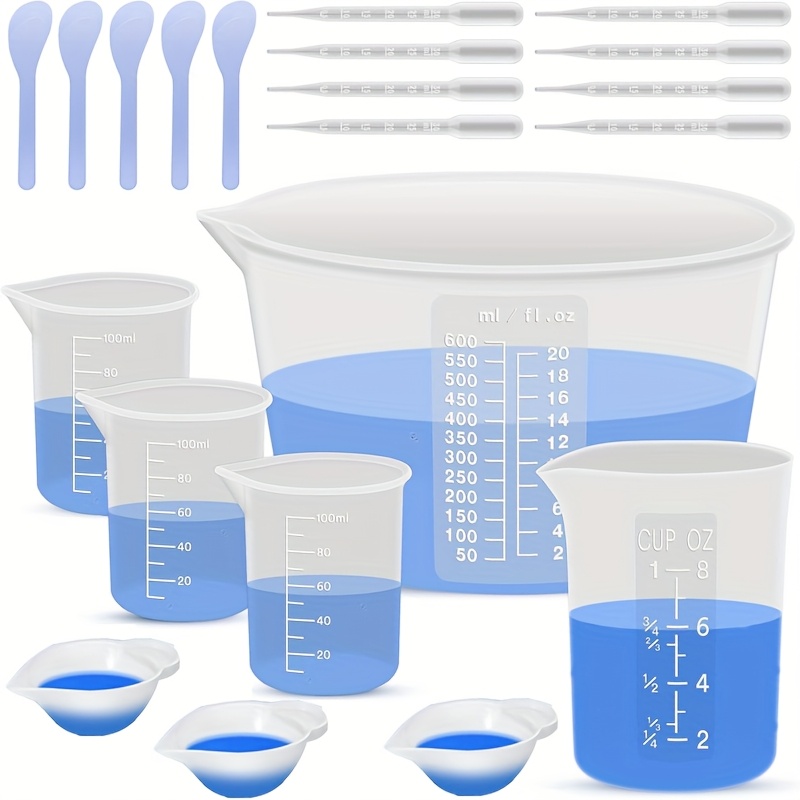 Silicone Resin Mixing Measurin - Resin Mixing Cup ulasan dan harga