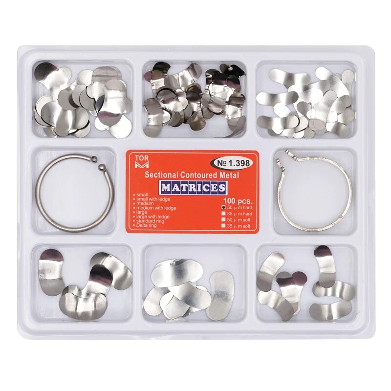 100Pcs/Box Dental Sectional Ma - Resin Art Case ulasan dan harga