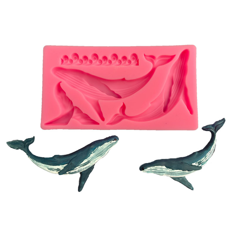 DIY Whale Silicone Mold Ocean  - Silicone Mold Ocean ulasan dan harga