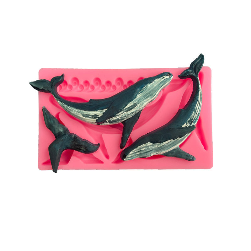 DIY Whale Silicone Mold Ocean  - Silicone Mold Ocean ulasan dan harga