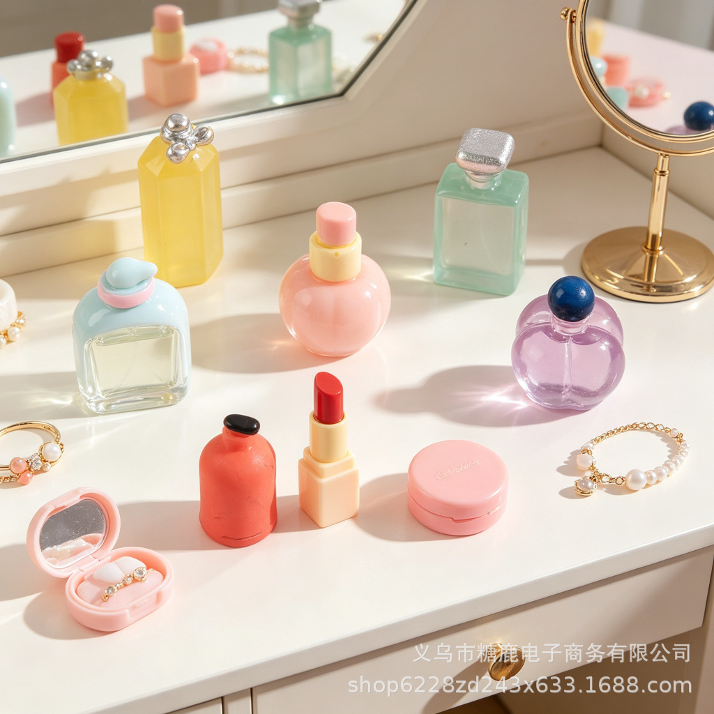 7PC Resin Charms Cosmetic Make - Resin Art Phone Case ulasan dan harga