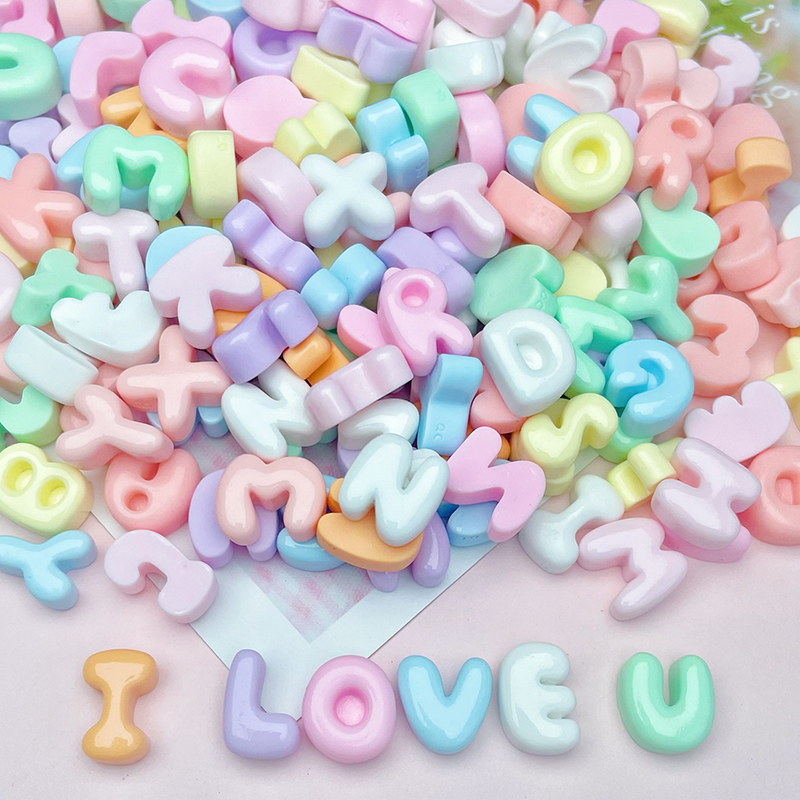 New20Pcs Mini Letters Mixed Re - Resin Art Store ulasan dan harga