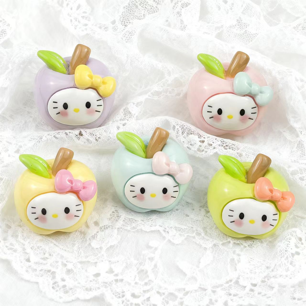 10/100pcsLuminous Apple Hello  - Resin Art Phone Case ulasan dan harga