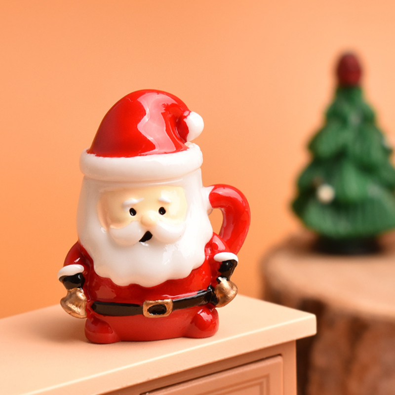 Mini Santa Teacup Ornament - R - Resin Art Things ulasan dan harga