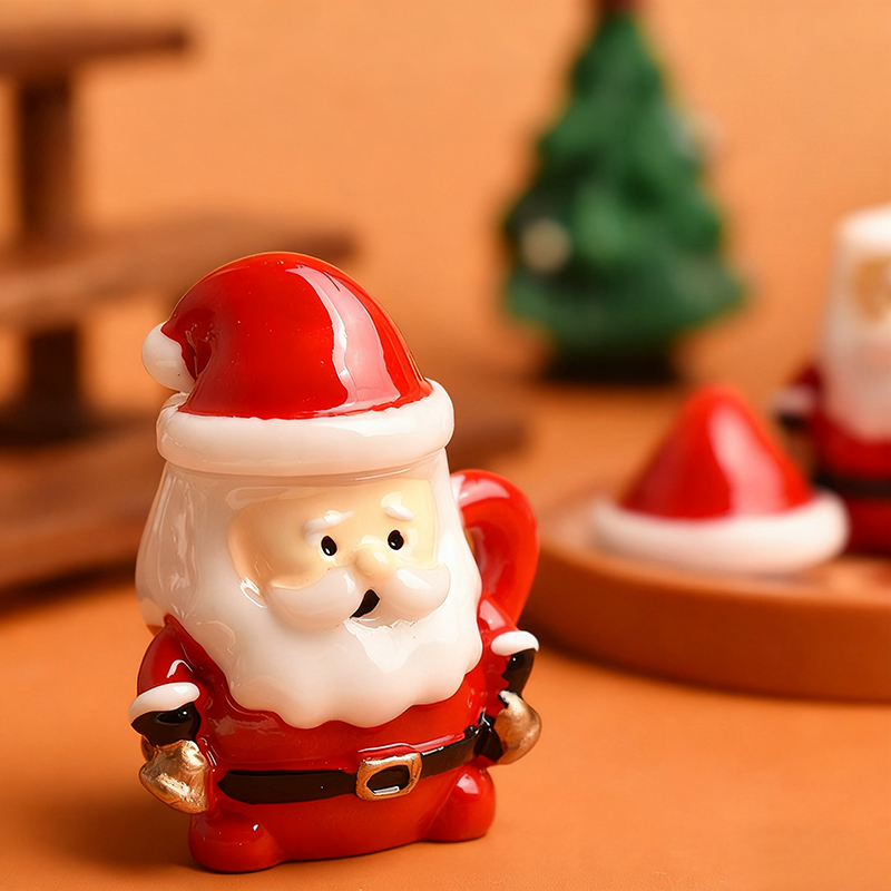 Mini Santa Teacup Ornament - R - Resin Art Things ulasan dan harga
