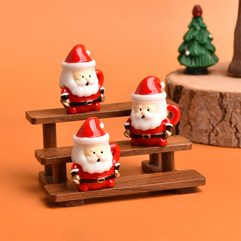 Mini Santa Teacup Ornament - R - Resin Art Things ulasan dan harga