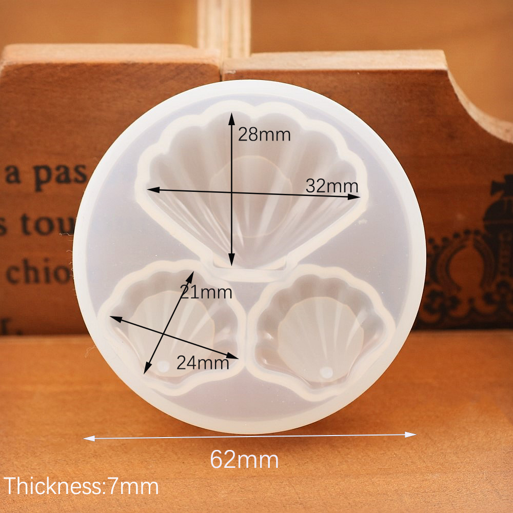 Shell Beads Pendant Silicone M - Silicone Mold Ocean ulasan dan harga