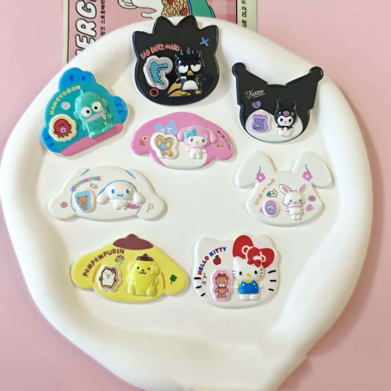 10pcs Cute Character Resin Cab - Resin Art Case ulasan dan harga
