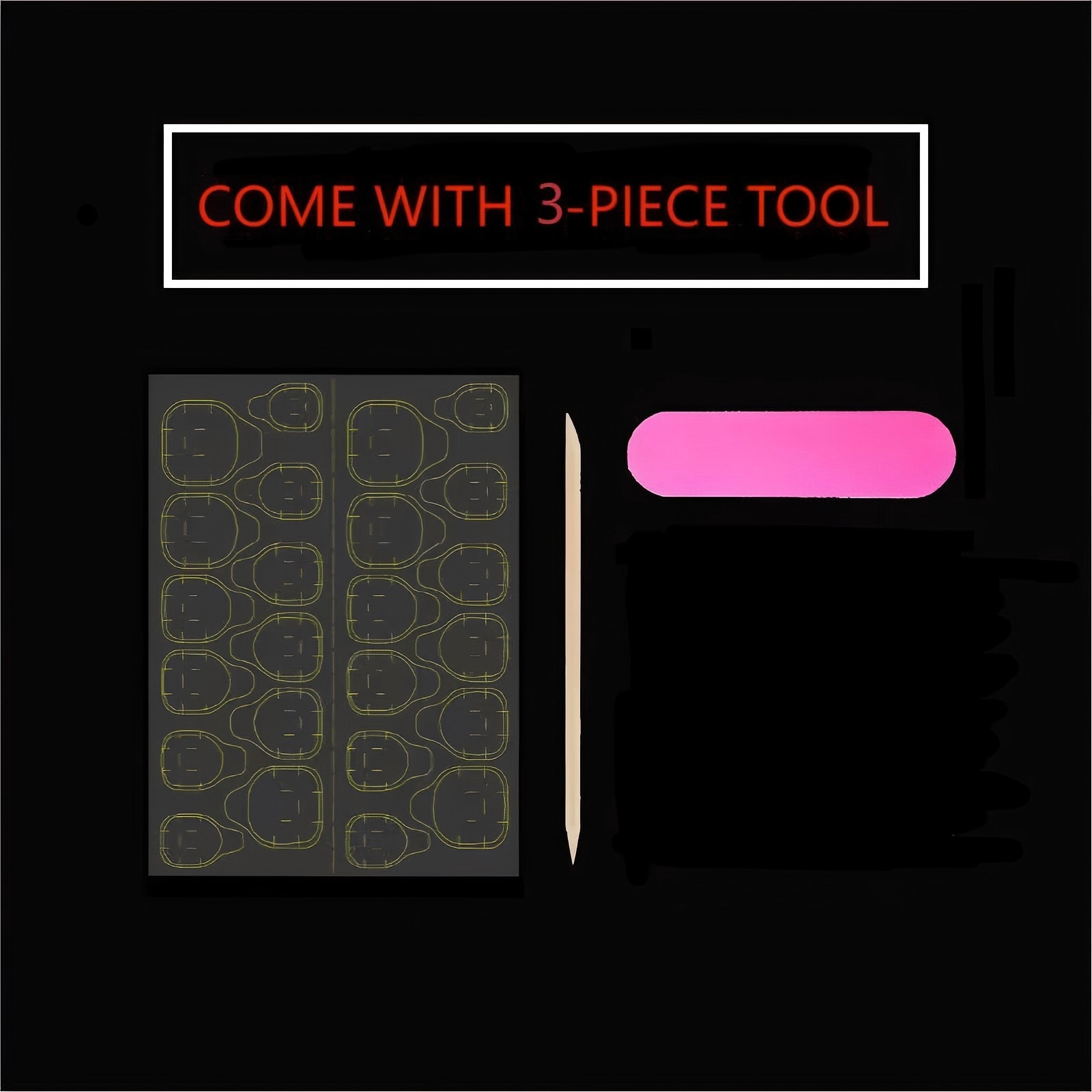 10pcs Pure Hand Pressed Long O - Resin Art Ideas ulasan dan harga