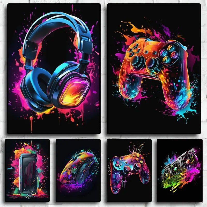 Pop Neon Video Game Character  - Resin Art Video ulasan dan harga