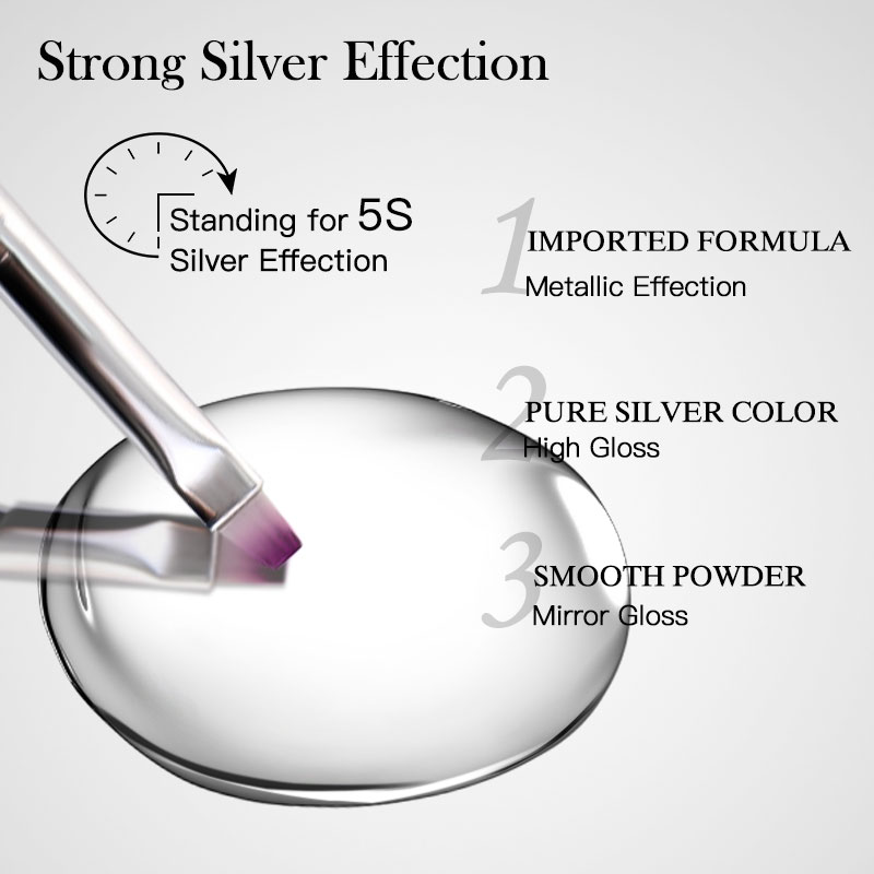 8ml Metal Painting Gel Nail Po - Resin Art With Rose ulasan dan harga