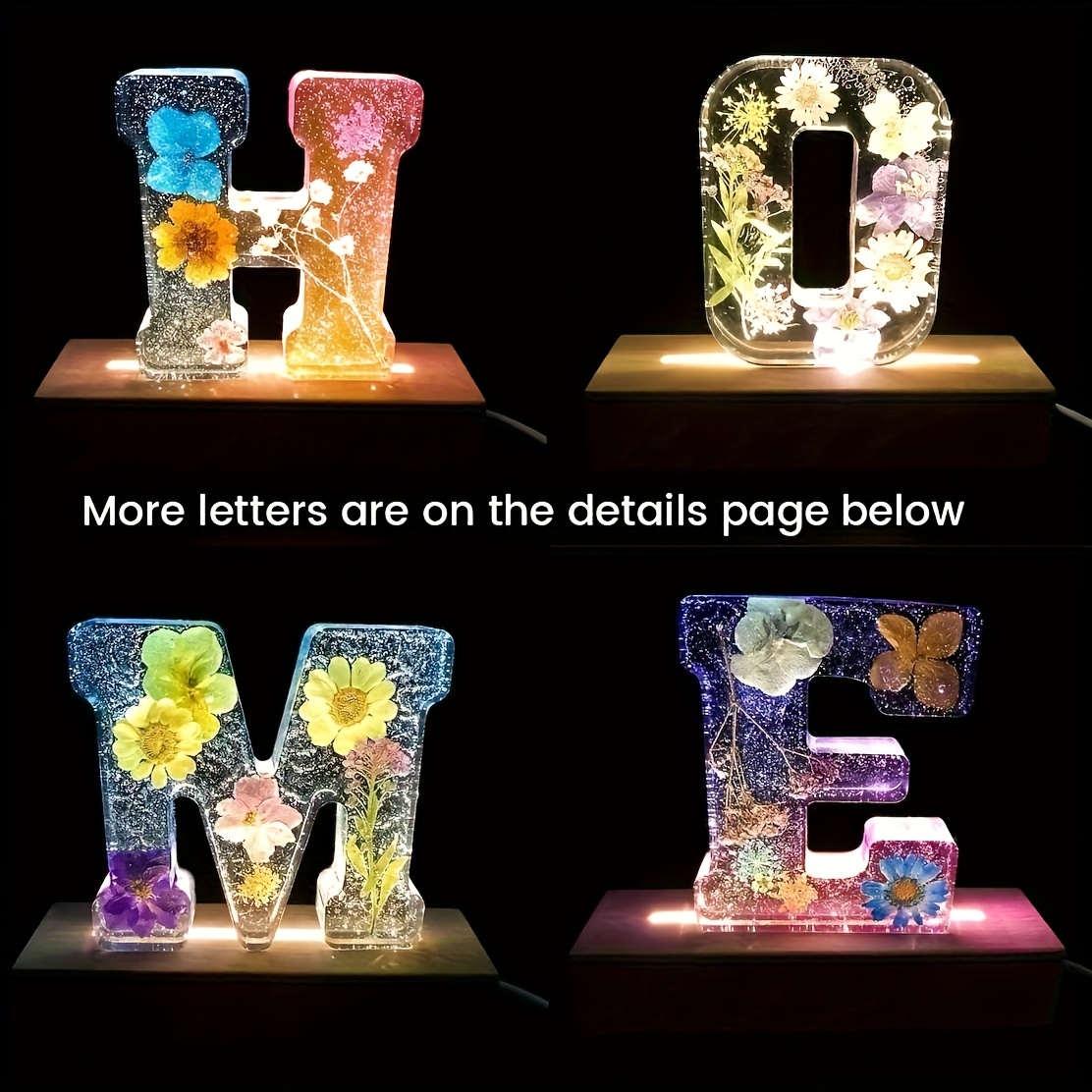 7-Inch Large Letter Resin Mold - Resin Art Letters ulasan dan harga