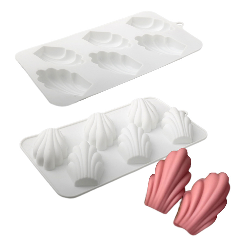 6 Hole Madeleine Design Chocol - Silicone Mold Ocean ulasan dan harga