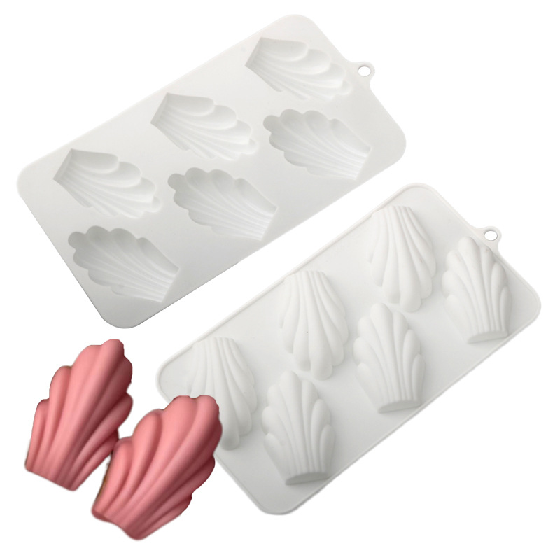 6 Hole Madeleine Design Chocol - Silicone Mold Ocean ulasan dan harga