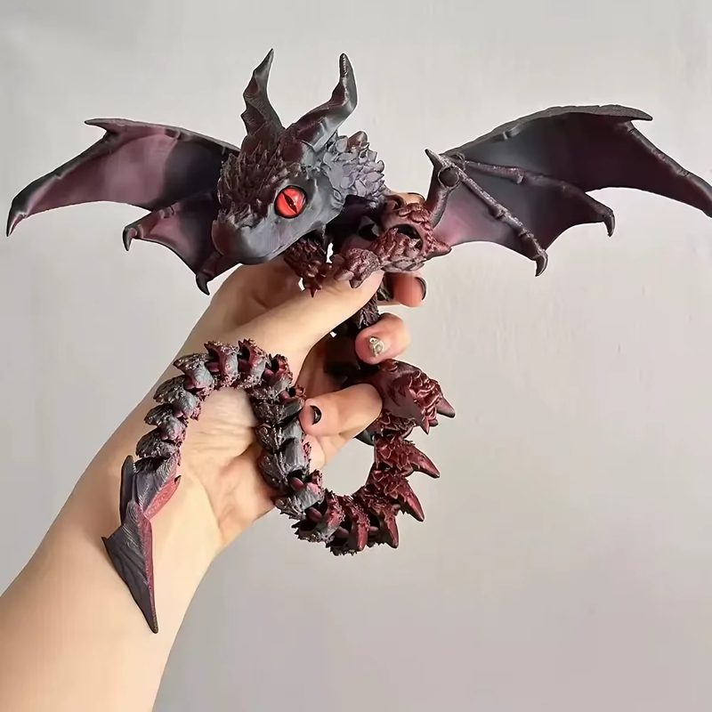 3D Printed Winged Carriage Dra - Resin Art Table Top ulasan dan harga