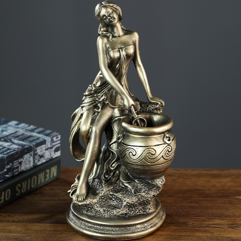 Greek Goddess Statue Handcraft - Resin Art Gift For Anniversary ulasan dan harga