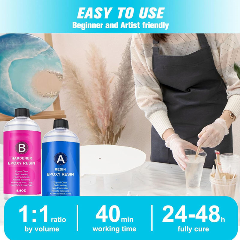 17.6oz/10.4oz Clear Epoxy Resi - Resin Art Table Top ulasan dan harga