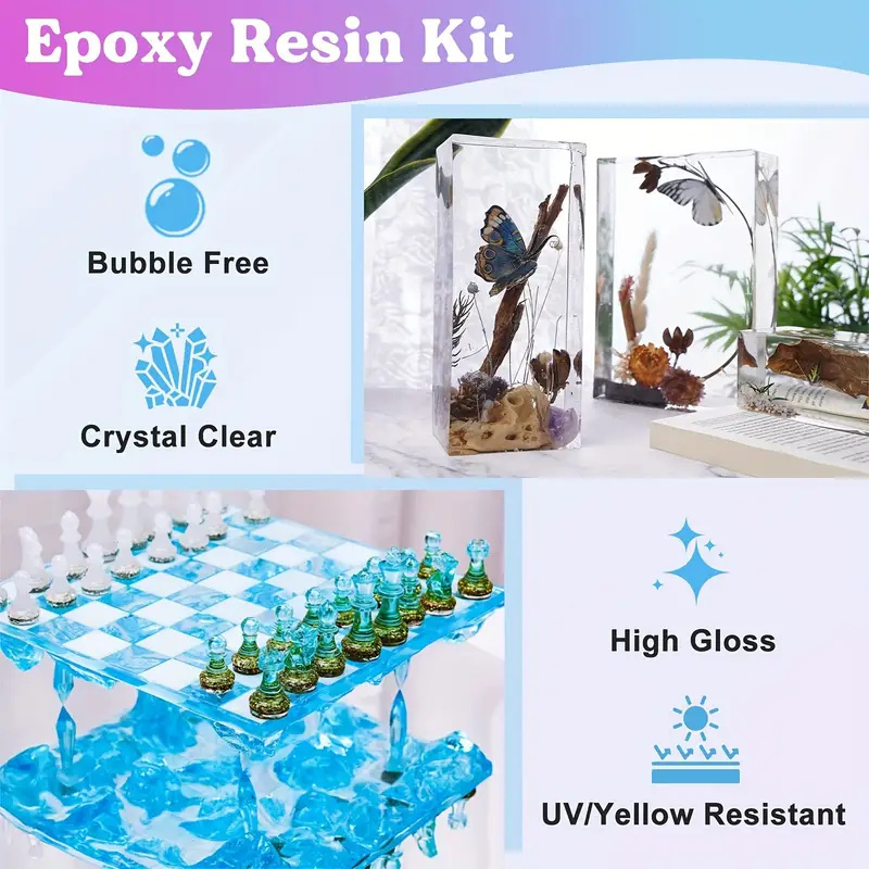 17.6oz/10.4oz Clear Epoxy Resi - Resin Art Table Top ulasan dan harga