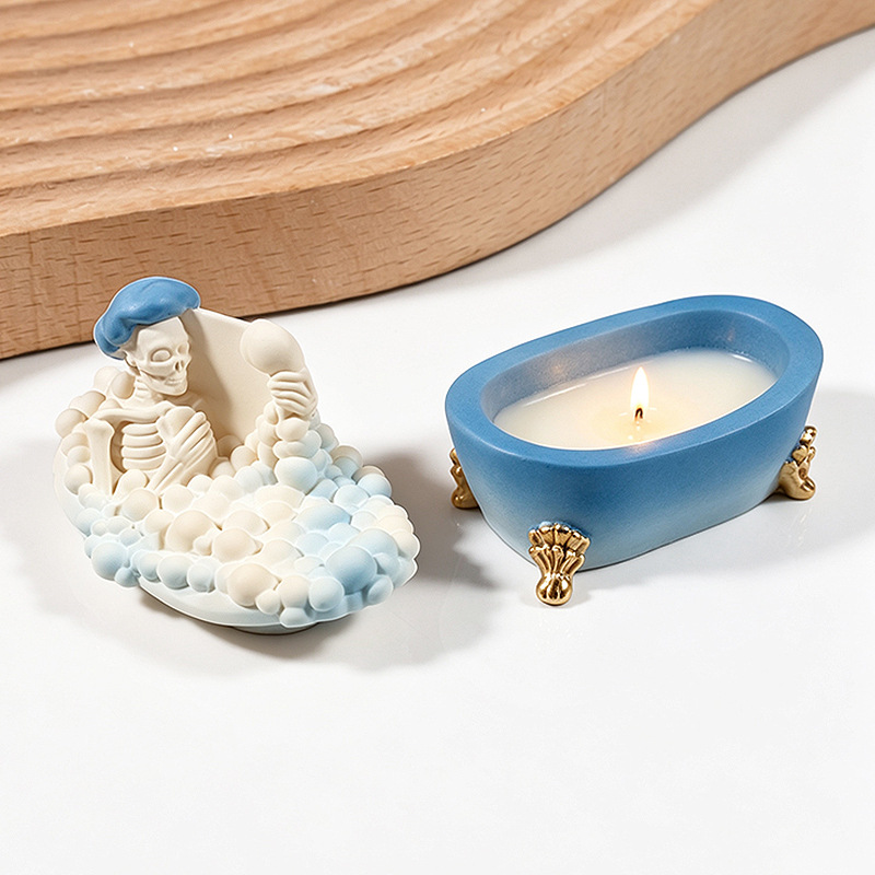 Human Skeleton Ghost Bathtub S - Resin Art Case ulasan dan harga