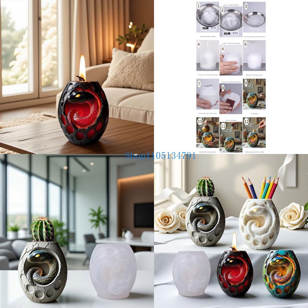 98km Reusable Silicone Snake M - Resin Art Ideas ulasan dan harga