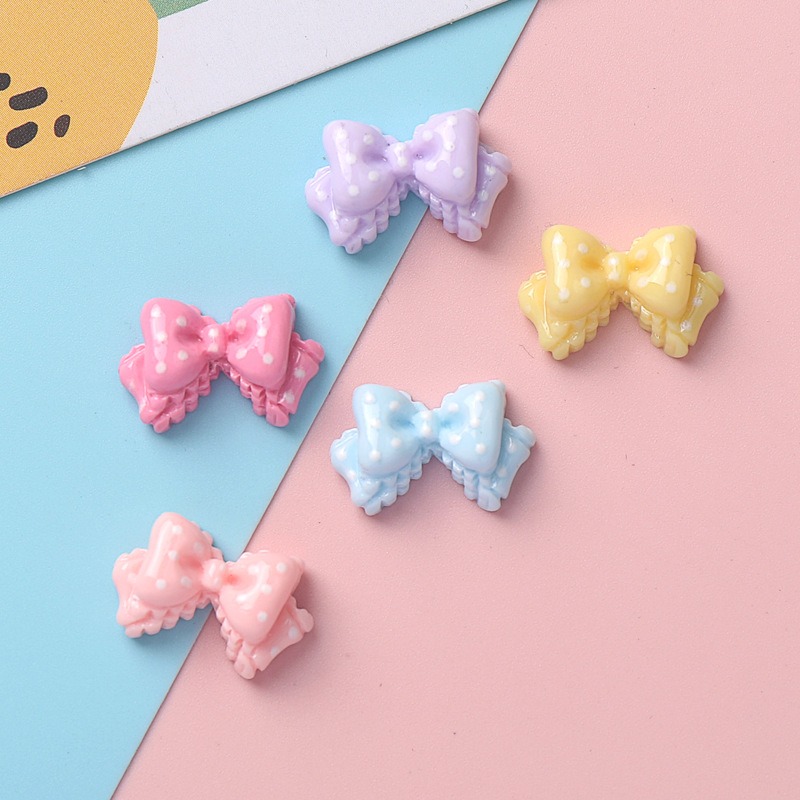 7 Colors Mini Bow Resin Charms - Resin Art Phone Case ulasan dan harga